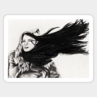 Eskimo Woman Sticker